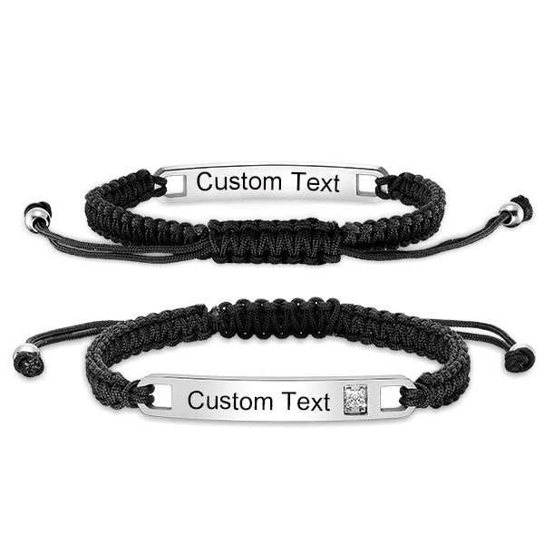Stainless Steel Braided Rope Bracelet