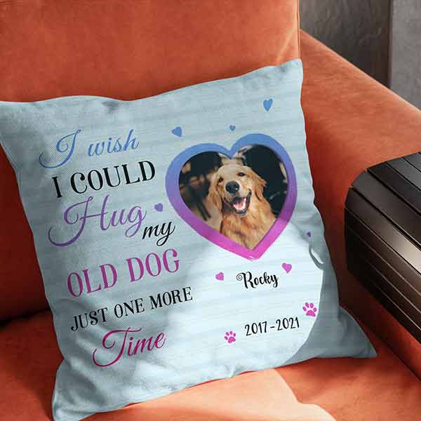 Custom Pet Square Pillow With Picture