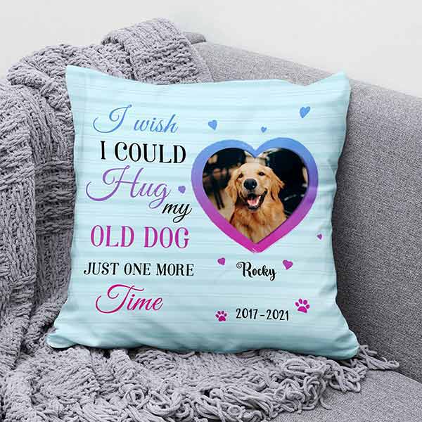 Custom Pet Square Pillow With Picture