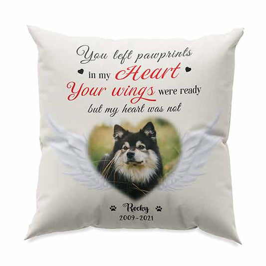Custom Pet Memorial Pillow with Photo