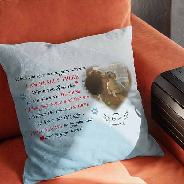 Personalized Dog Cat Throw Pillow