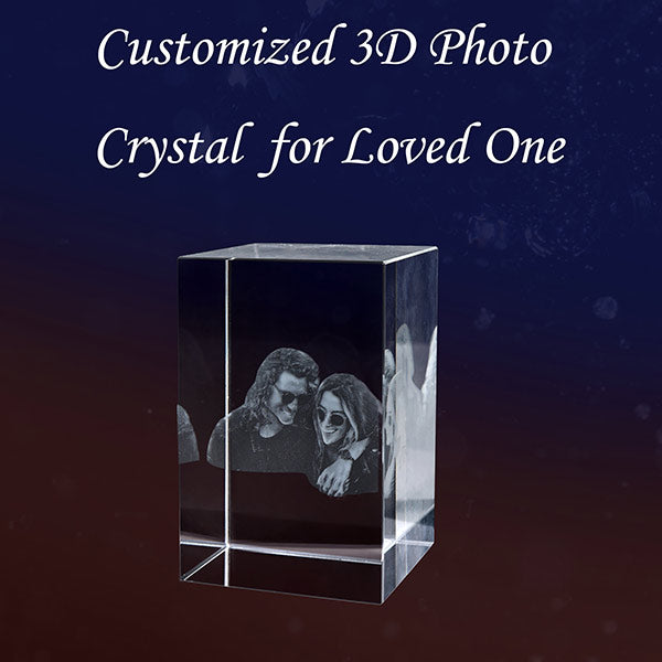 customized 3d photo crystal  