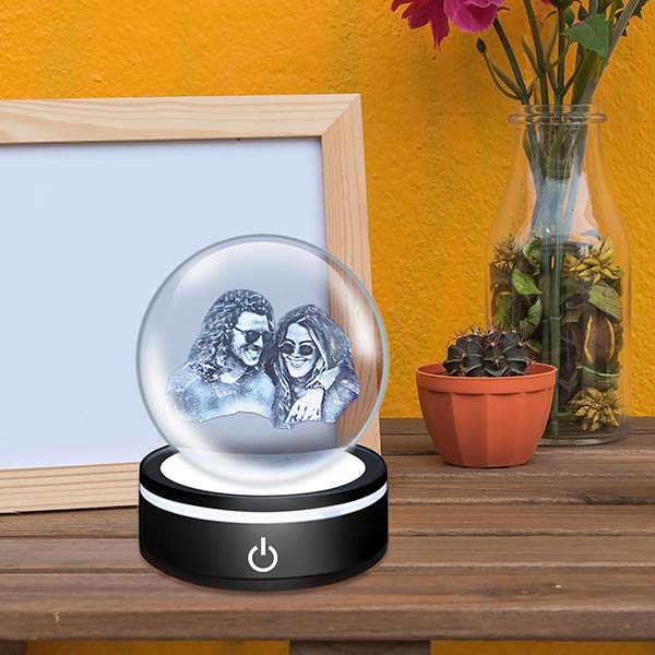 personalized 3d crystal photo for couple