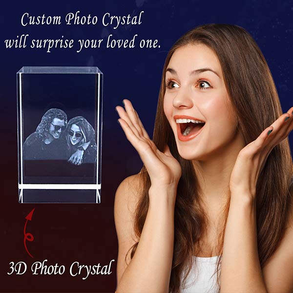 3d photo  crystal