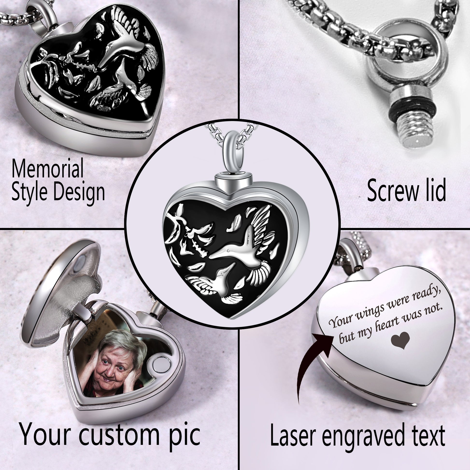 personalized urn necklace for ashes