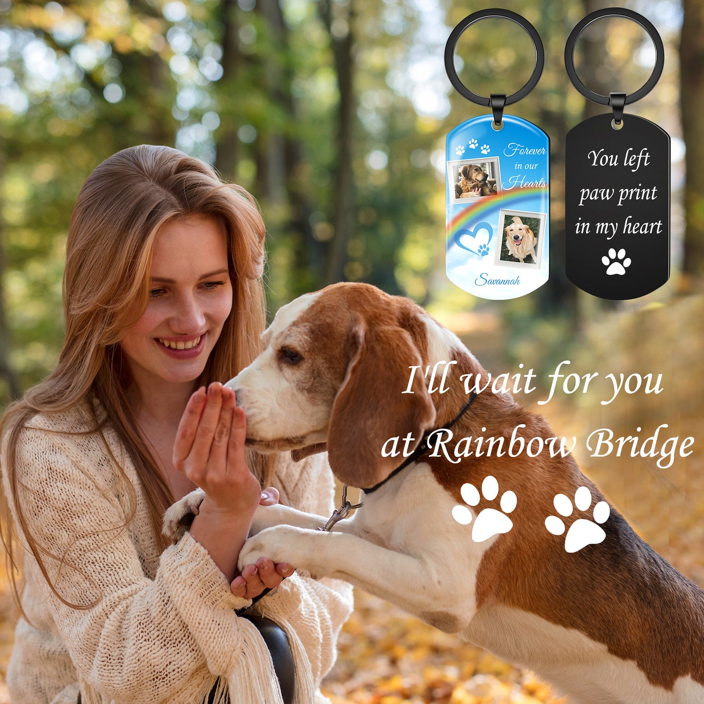photo keychains for pet