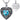 heart cremation necklace