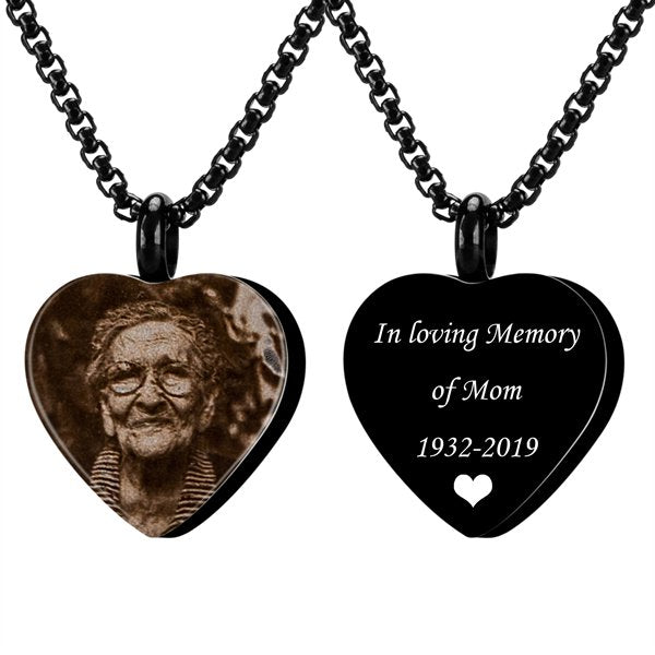 Personalized Cremation Ashes Necklace