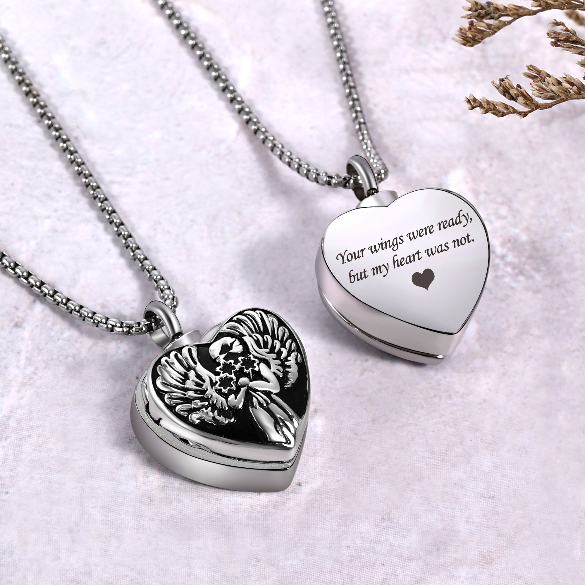 women's cremation necklace