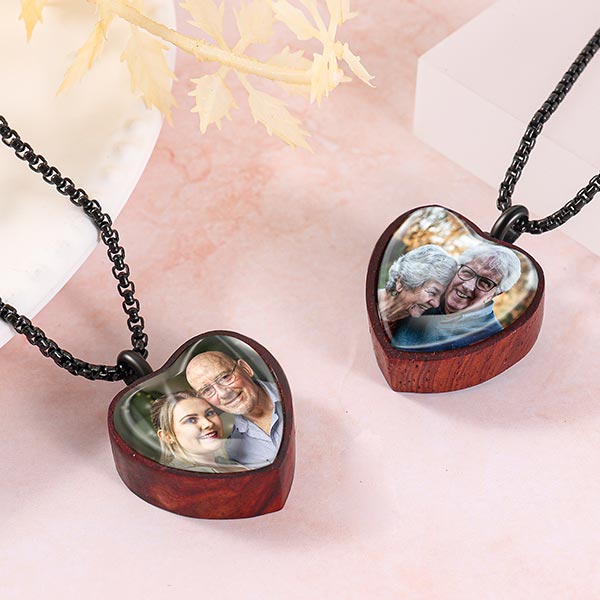 heart urn necklace