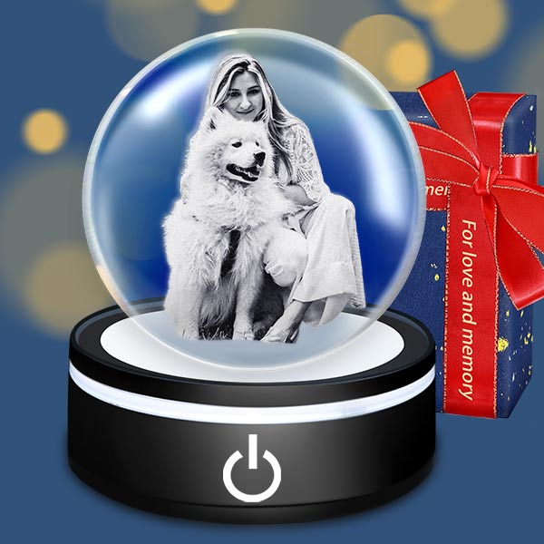 personalized 3d crystal photo for pet