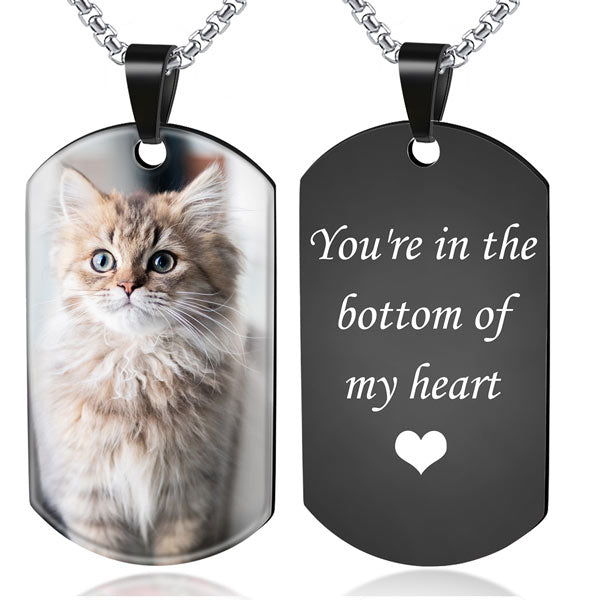 dog tag cremation jewelry