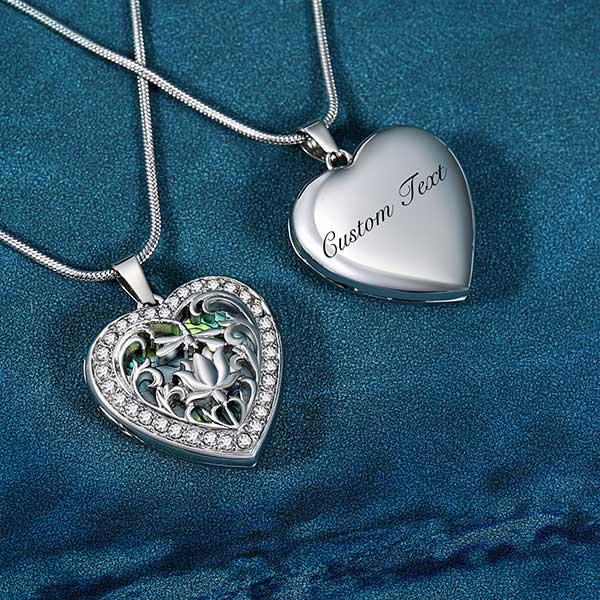 heart shaped locket necklace