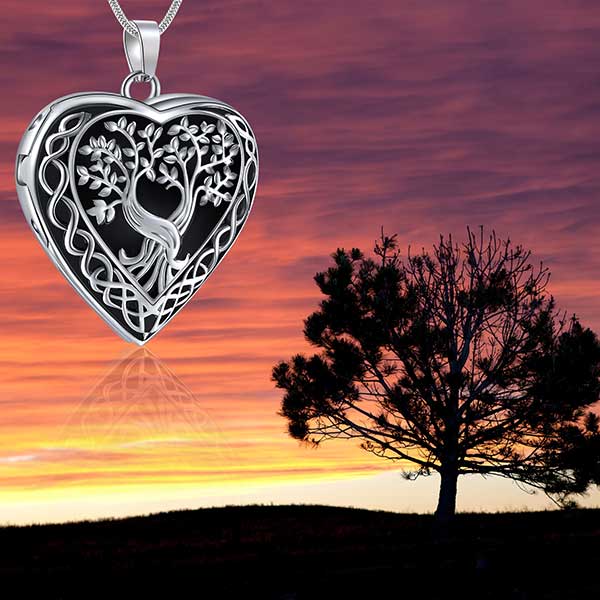 tree of life necklaces with lockets