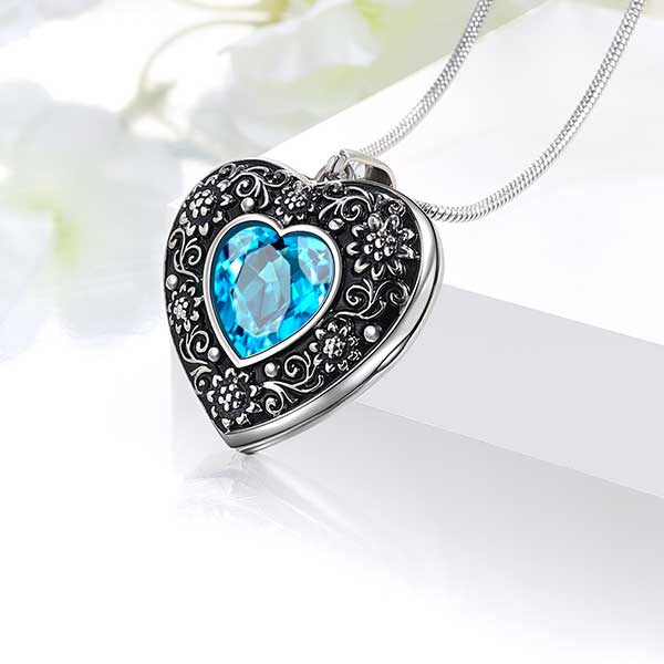 heart locket necklace for men