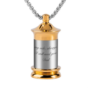 rotatable urn necklace