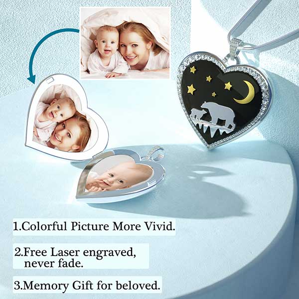 locket necklace with photo