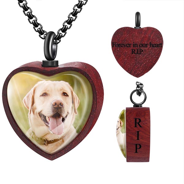 heart pet cremation jewelry