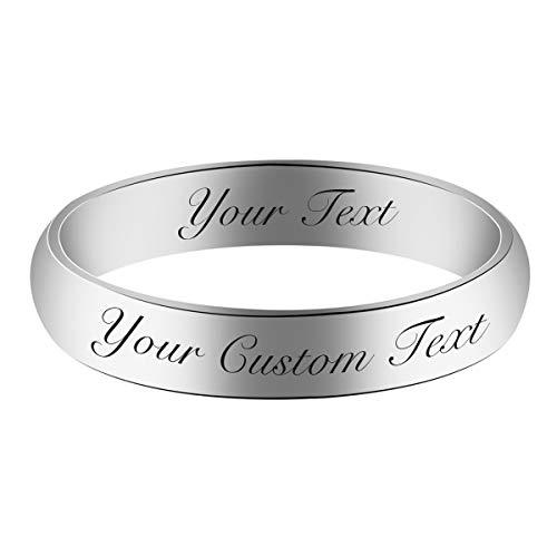 custom engraved name ring