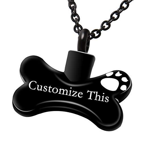 Custom Dog Bone Cremation Jewelry