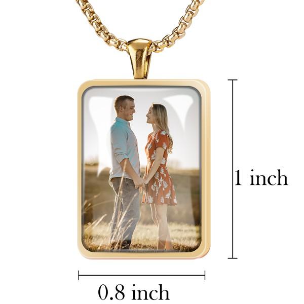 Heart Personalized Picture Necklace