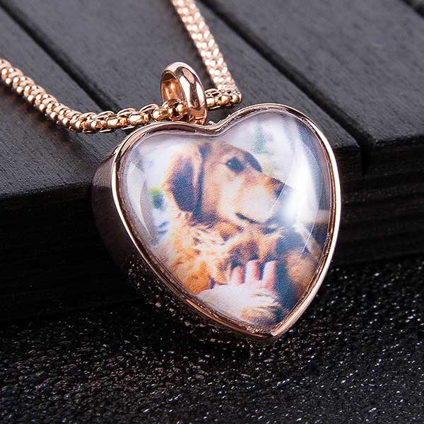 heart urn pendant necklace
