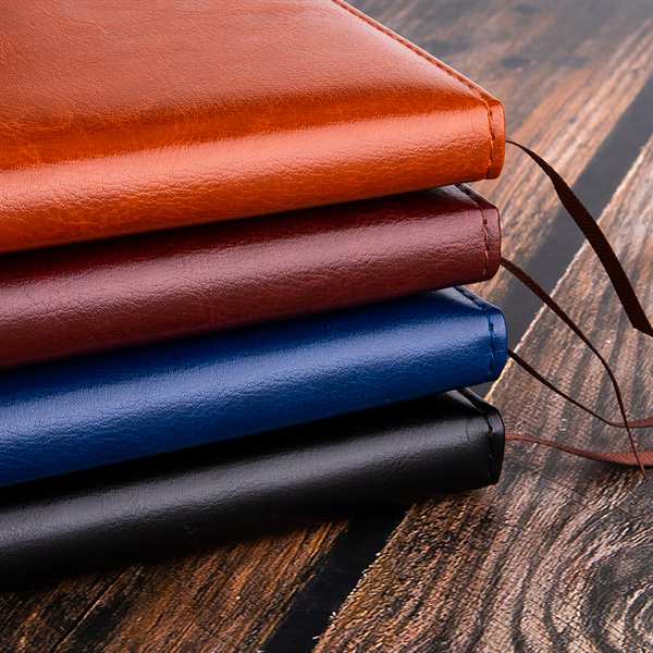 Wide Ruled Leatherette journal Notebook