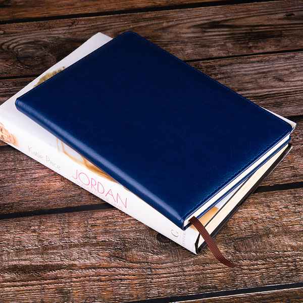 Classic Lined Leatherette Writing Notebook