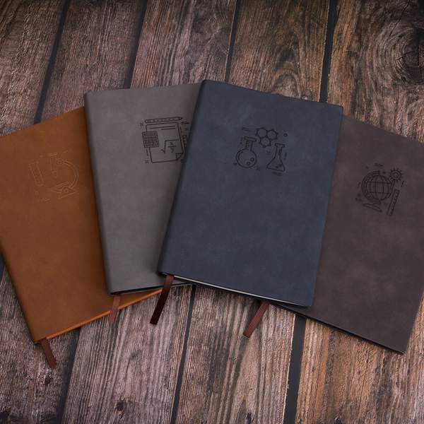 4 Pack A5 Lined Wide Ruled Journal Notebooks 