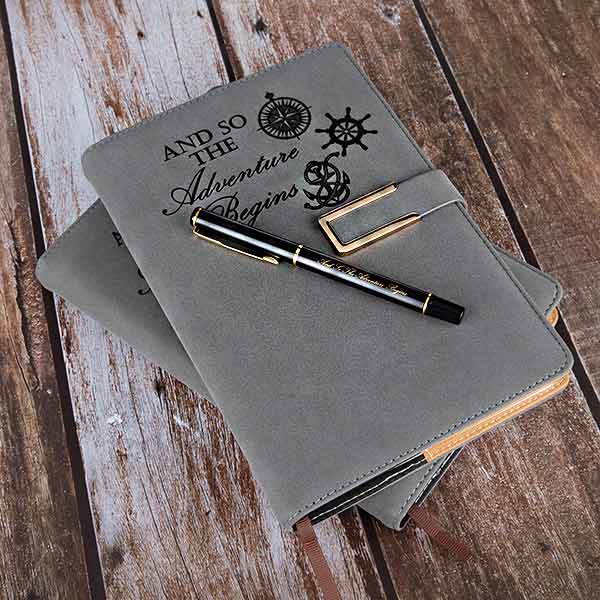 Faux Leather Hardcover Notebooks