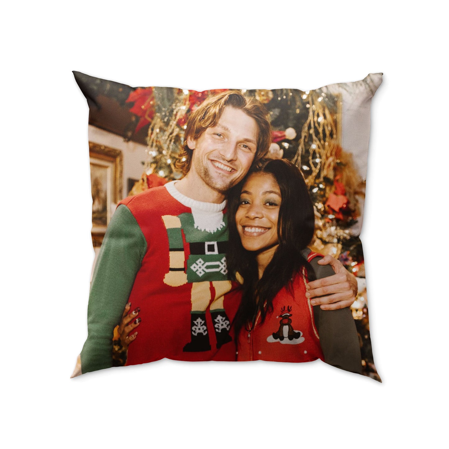 DIY Photo Personalized Pillow, Memorial Customized Pillow, Decorative Pet/Dog/Cat Custom Throw Pillows for Couch and Sofa
