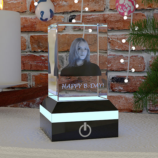 3d Crystal Photo Gifts Rectangle