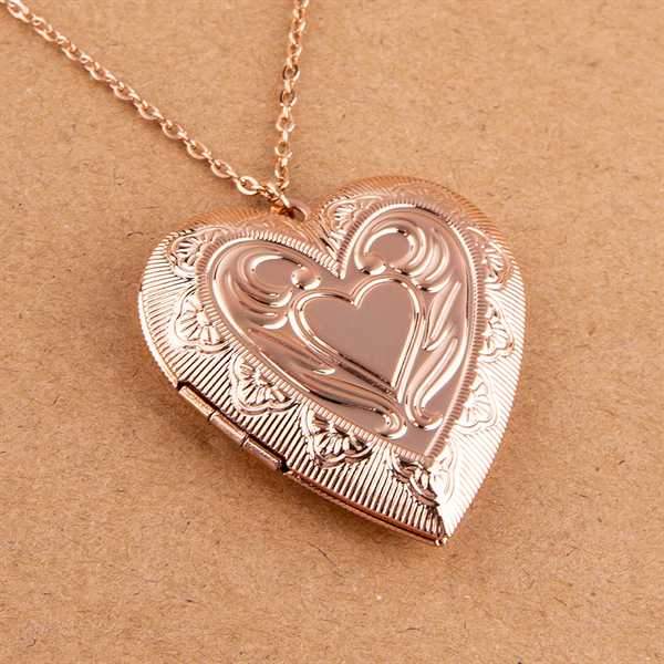 locket heart necklace