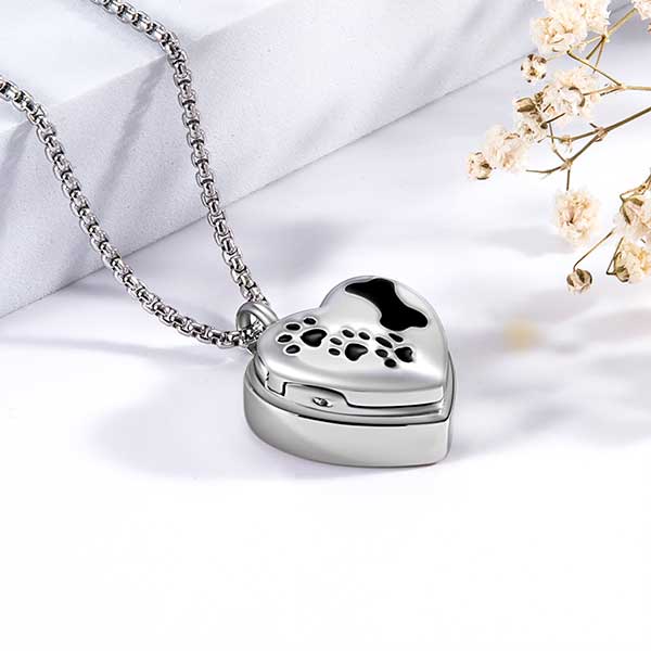 Pawprints Locket for Ashes