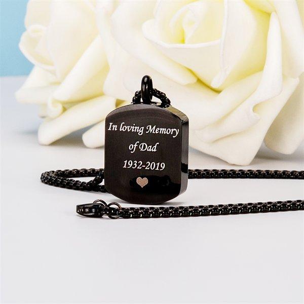 cremation ashes necklace