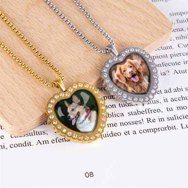 remembrance necklace with picture