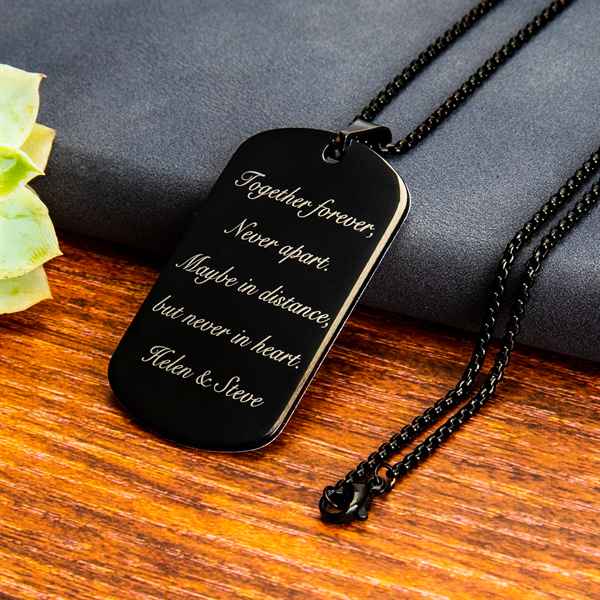 dog tag necklace for women