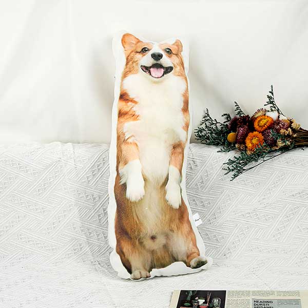 DIY Photo Personalized Pillow, Memorial Customized Irregular Pillow, Decorative Pet/Dog/Cat Custom Throw Pillows for Couch and Sofa