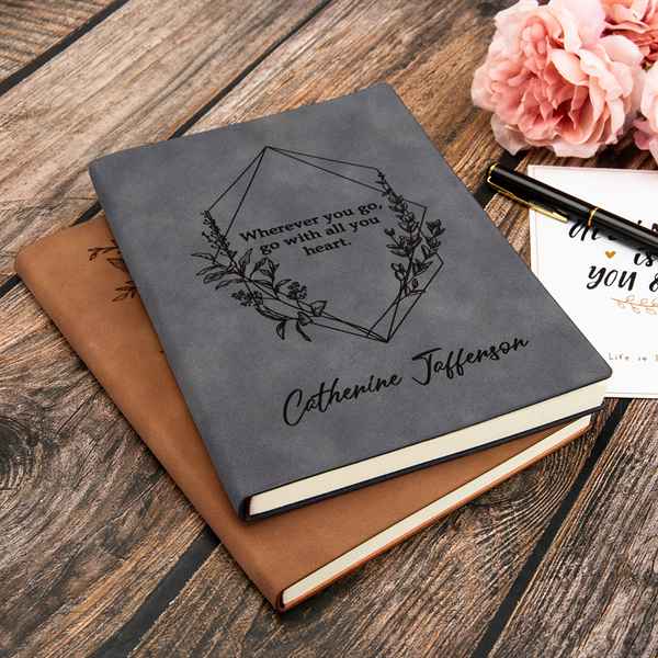 Leatherette Writing Notebook With 200 Pages