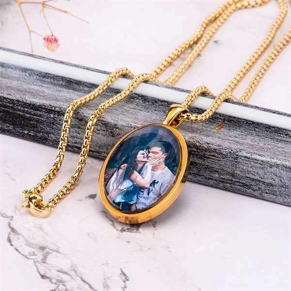 memorial necklaces with pictures