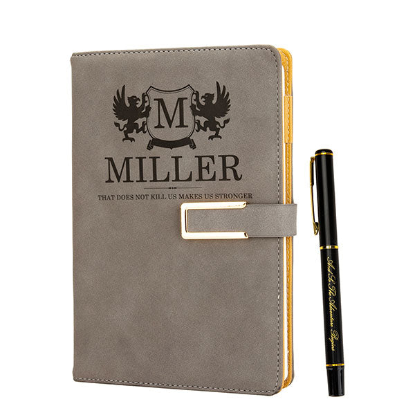 Faux Leather Hardcover Notebook