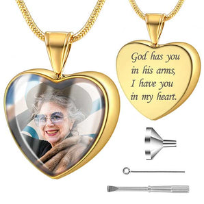 heart cremation jewelry