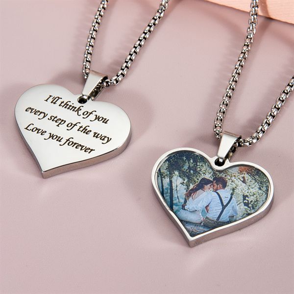 heart picture necklace