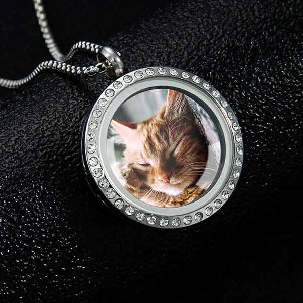 necklace with picture inside