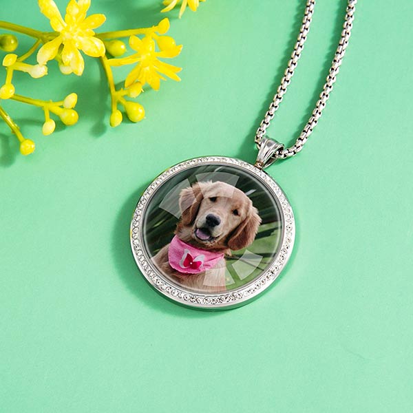 picture necklace for pet