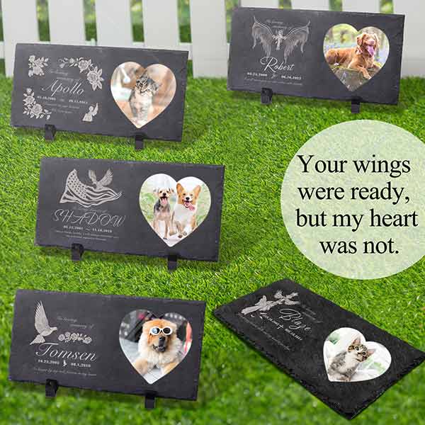 Personalized Headstones for Graves for Humans Or Pet - Rose | Grave Markers for Cemetery for Humans | Memorial Gifts for Loss Love One | in Loving Memorial Gifts Garden Stone