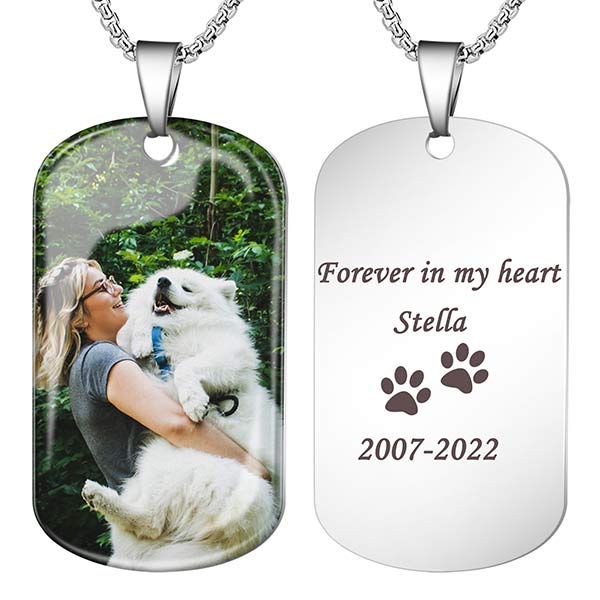 Military Dog Tag Necklace