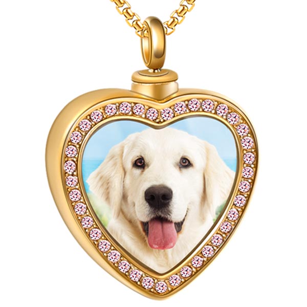 heart pet cremation jewelry